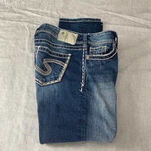 Silver Suki Capri Jeans - Size 27